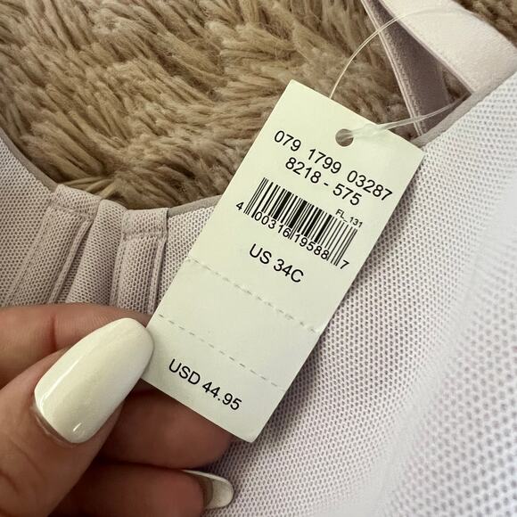 NWT Aerie Pale Purple Full Coverage Underwire Bra Size: 34C - Picture 9 of 16